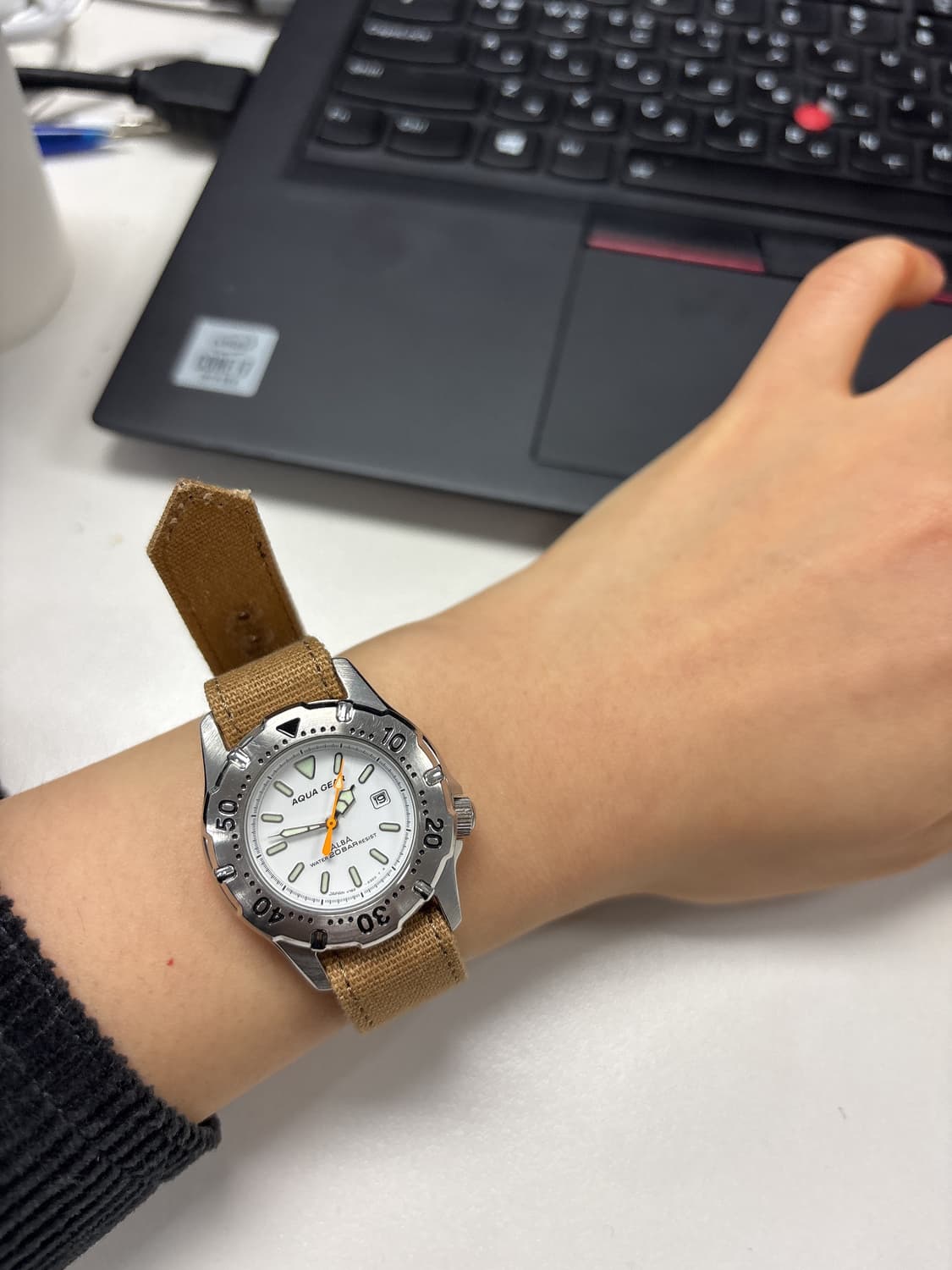 Alba 아쿠아기어 세이코 빈티지 시계 알바 상품이미지2