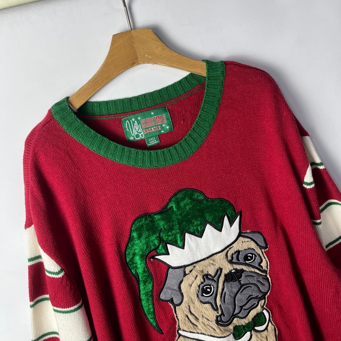 [Ugly Christmas Sweater] 크리스마스 퍼그 니트  상품이미지2