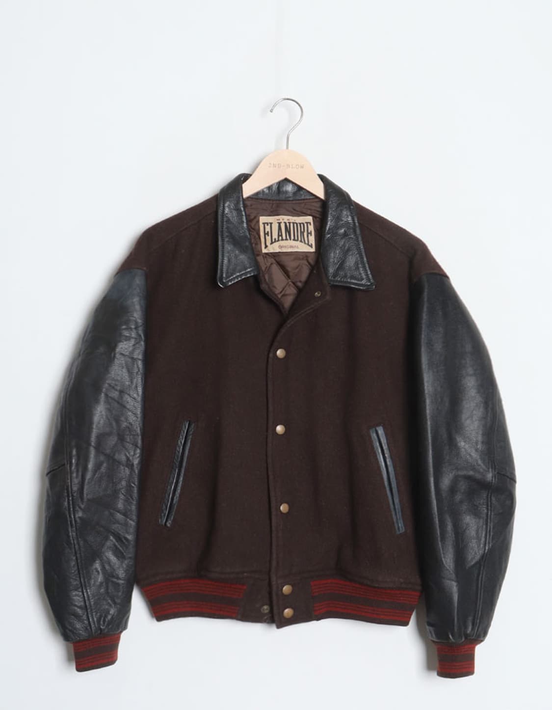 90's MEN'S FLANDRE Varsity Jacket 상품이미지1