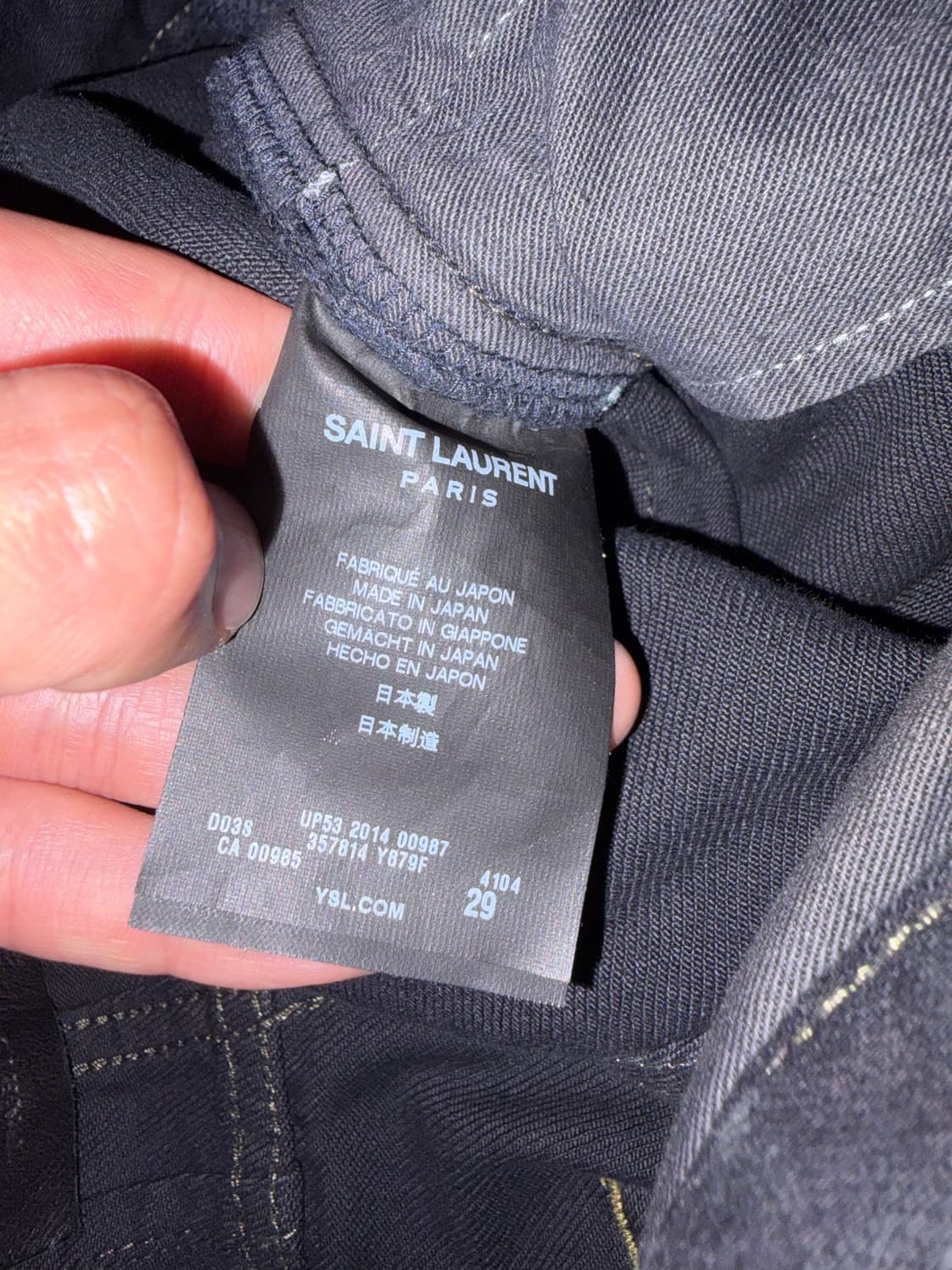 SAINT LAURENT 15SS Oil Washed Denim 29 상품이미지4