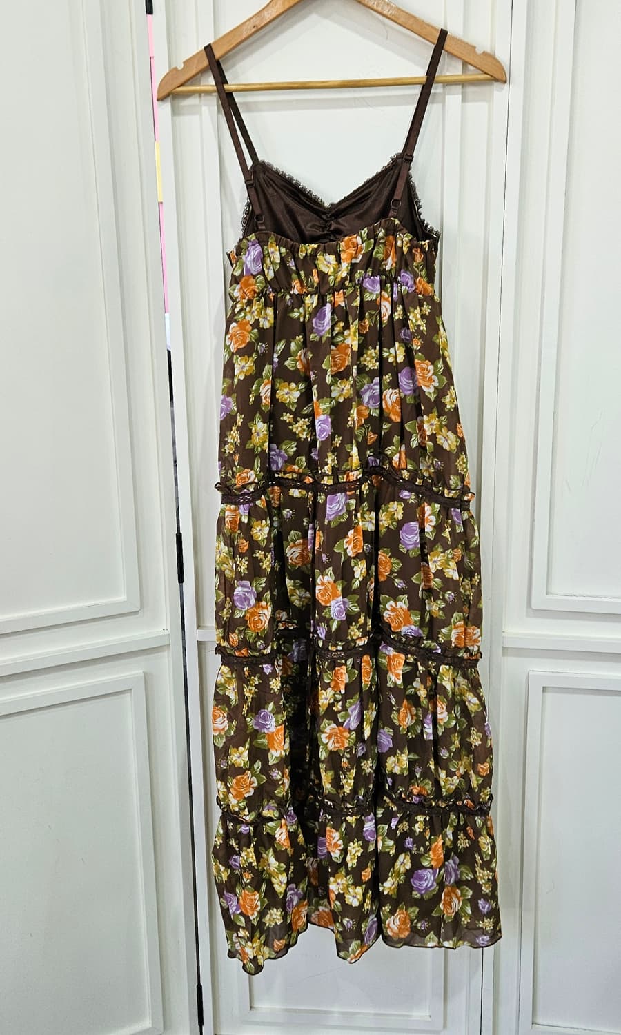 플라워 리본 롱 원피스 상품이미지4