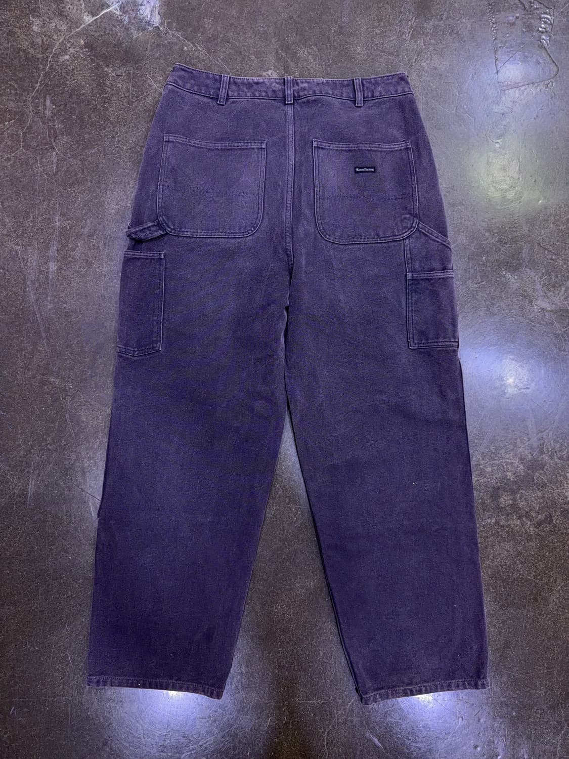 네이머클로딩 하드 페이드 더블니 워크웨어 팬츠 차콜 L 상품이미지4