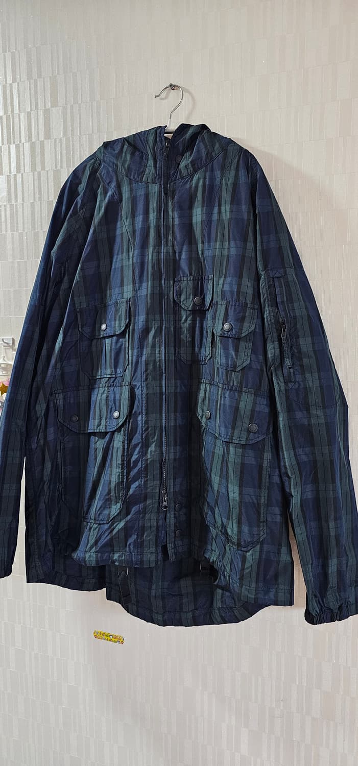 엔지니어드 가먼츠 아틀랜틱 파카 블랙워치 크러시드 태피터 상품이미지3