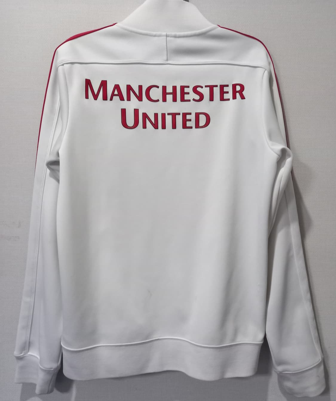 나이키 맨유 화이트 흰빨 트랙탑 저지 져지집업 90/S 상품이미지4