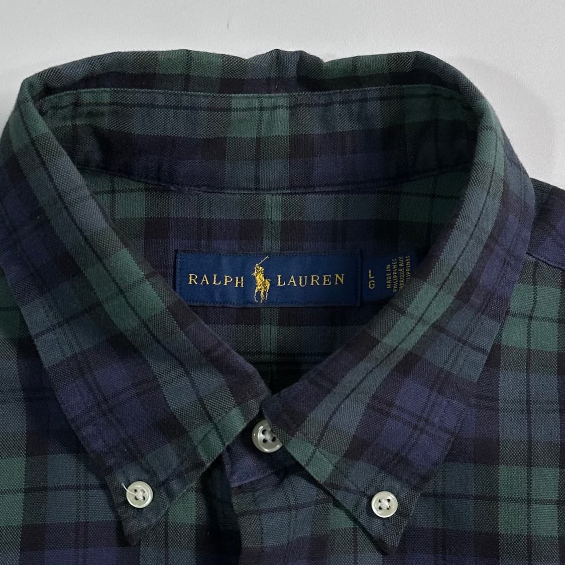 폴로 랄프로렌 블랙와치 옥스포드 셔츠 상품이미지6