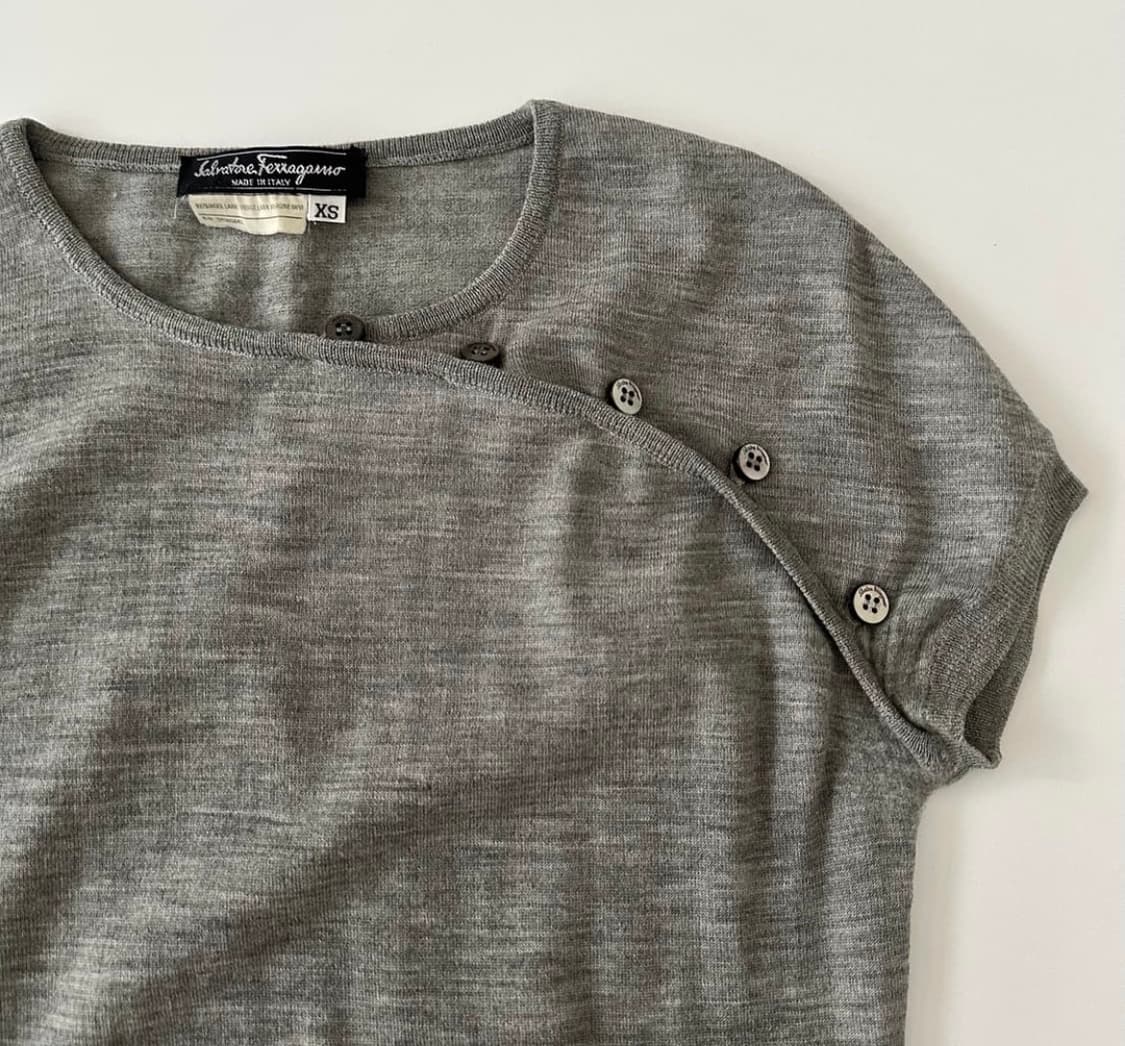페라가모 ferragamo 반팔 니트 티셔츠 상품이미지3