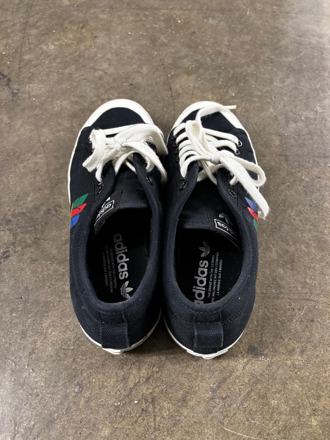 아디다스 니짜 트레포일 스니커즈 블랙 270 상품이미지5