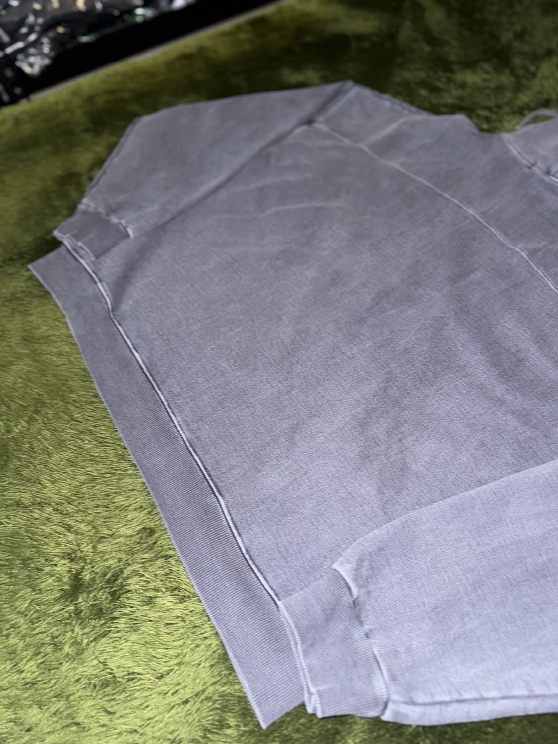 [XL] 감마 갤러리 울트라 헤비 피그먼트 다잉 후드 집업 인디고 블루 상품이미지9