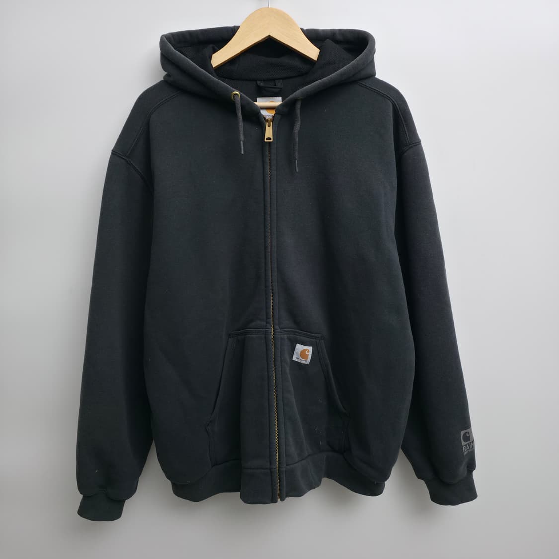 [L] 칼하트 써멀 블랙 후드집업 레인디펜더 상품이미지1