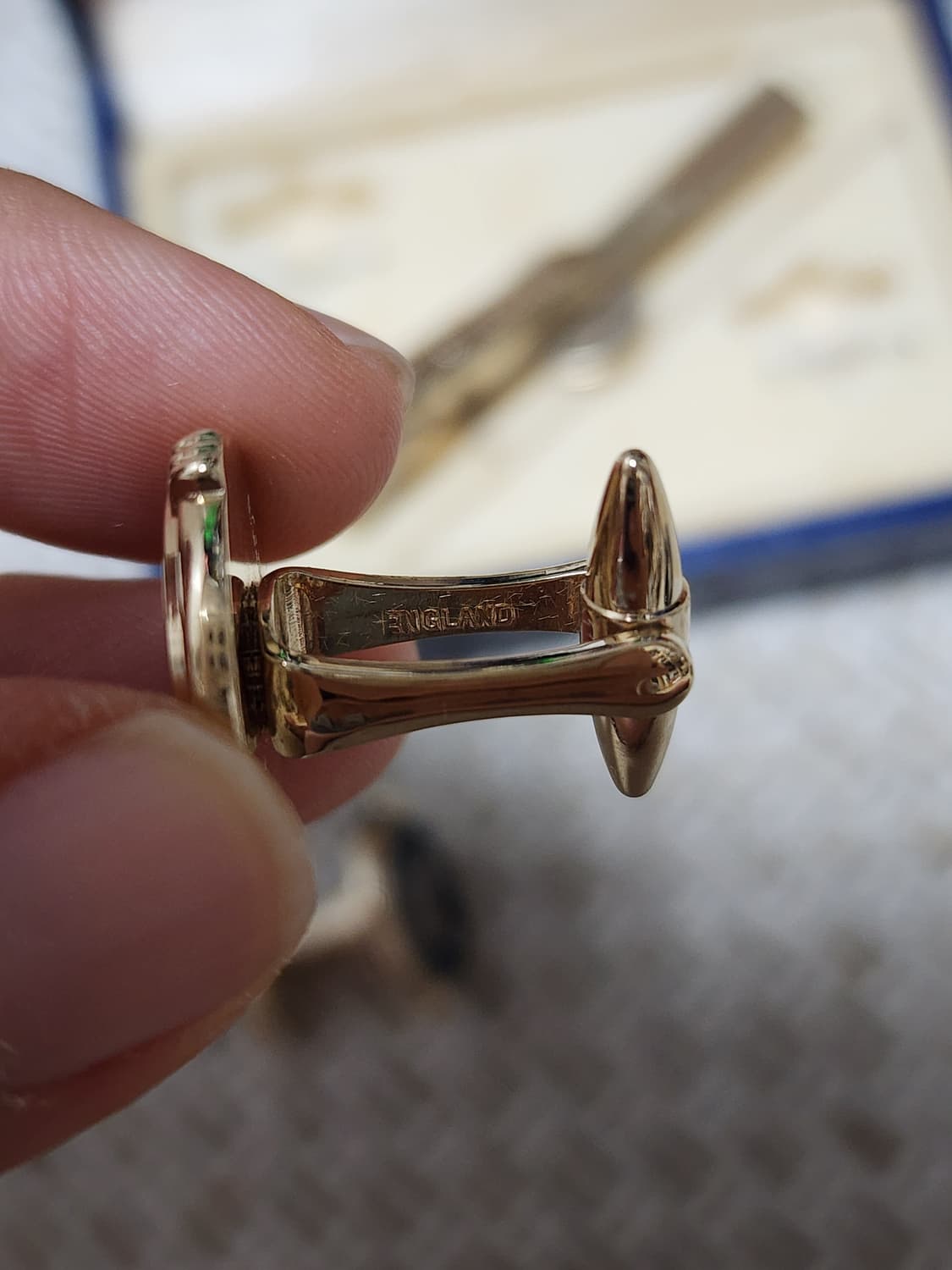 버버리 Burberry 빈티지  커프스 넥타이핀 세트  상품이미지6