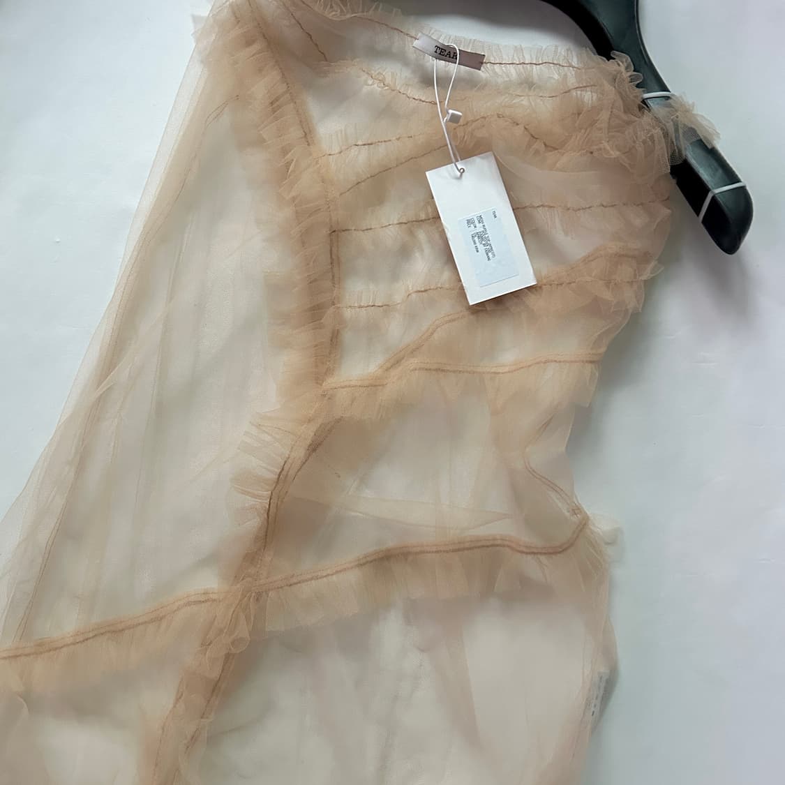 티크 Teak 메쉬 러플 탑 상품이미지5