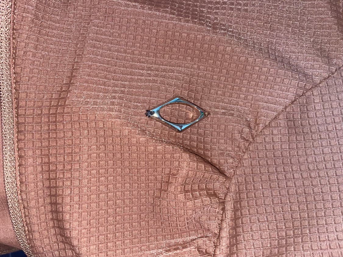 미스치프 HOODED WAFFLE ZIP-UP_BROWN 상품이미지3