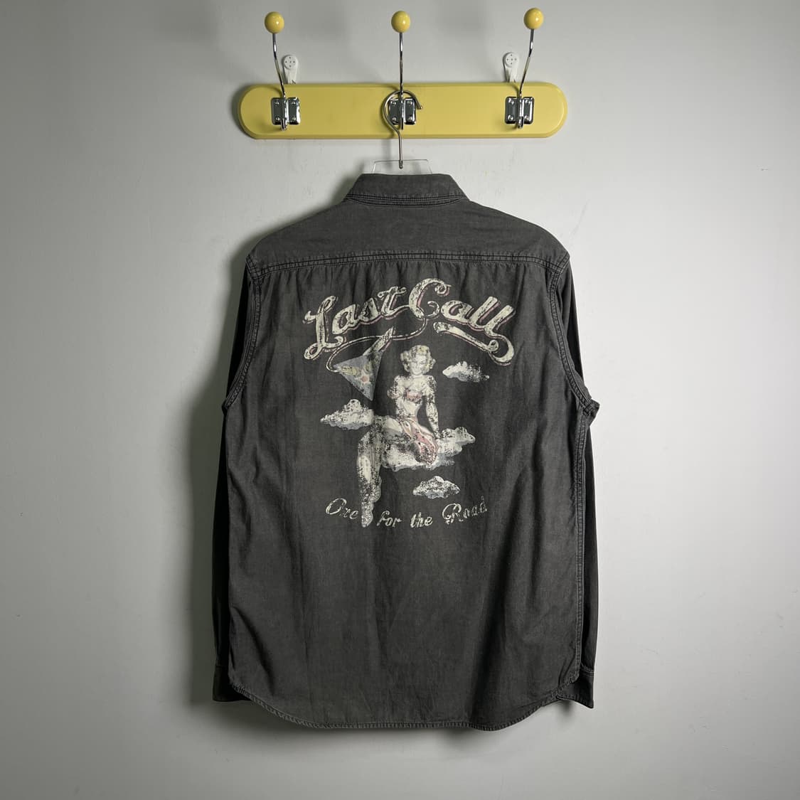 Avirex 아비렉스 밀리터리 데님 셔츠 L 상품이미지2