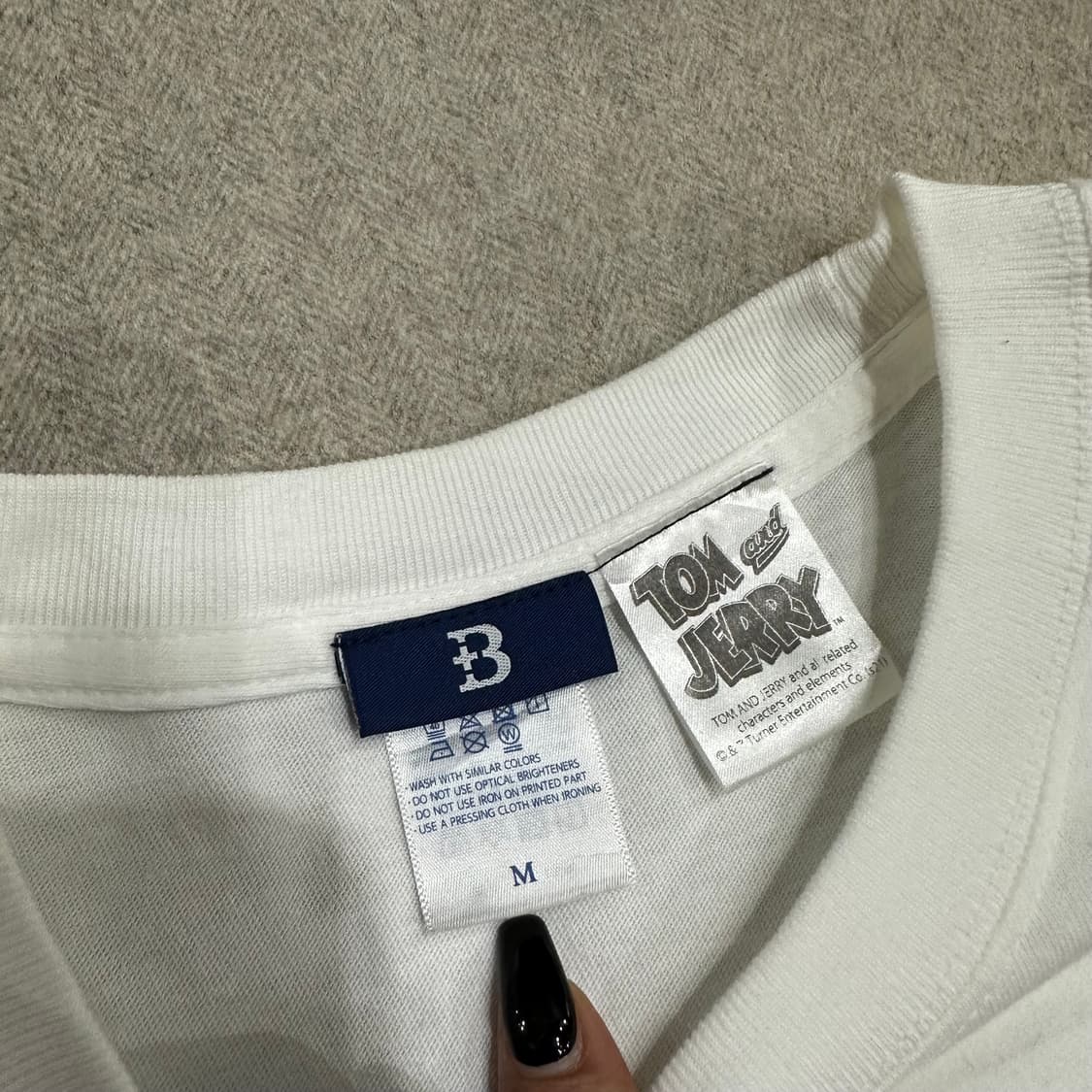 빈티지 톰과제리 프린팅 반팔티M 상품이미지3