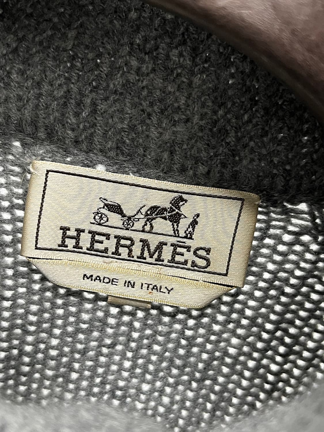 105) 에르메스 캐시미어 버튼니트  상품이미지7