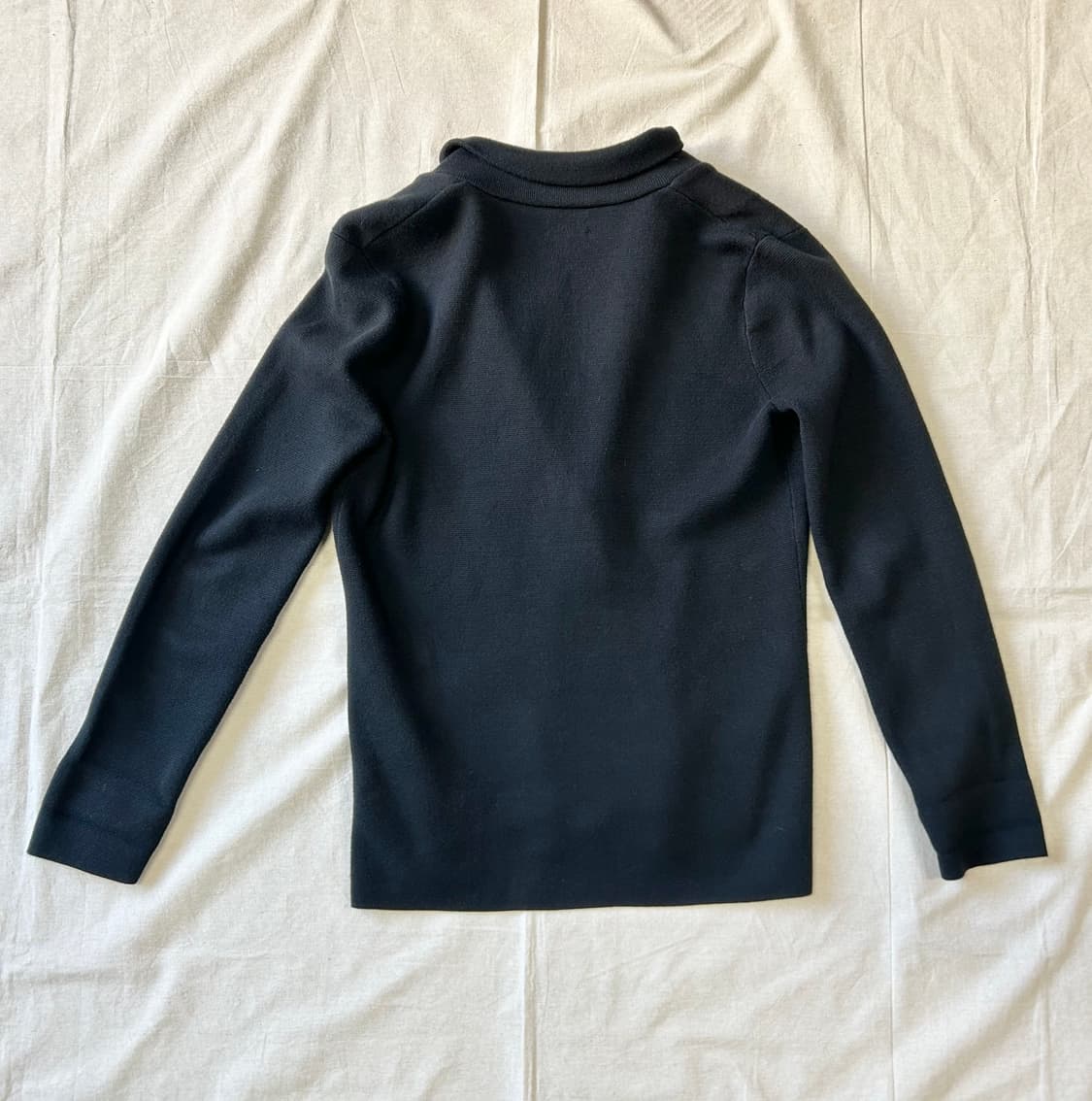 블랙 코튼 싱글 버튼 자켓 상품이미지7