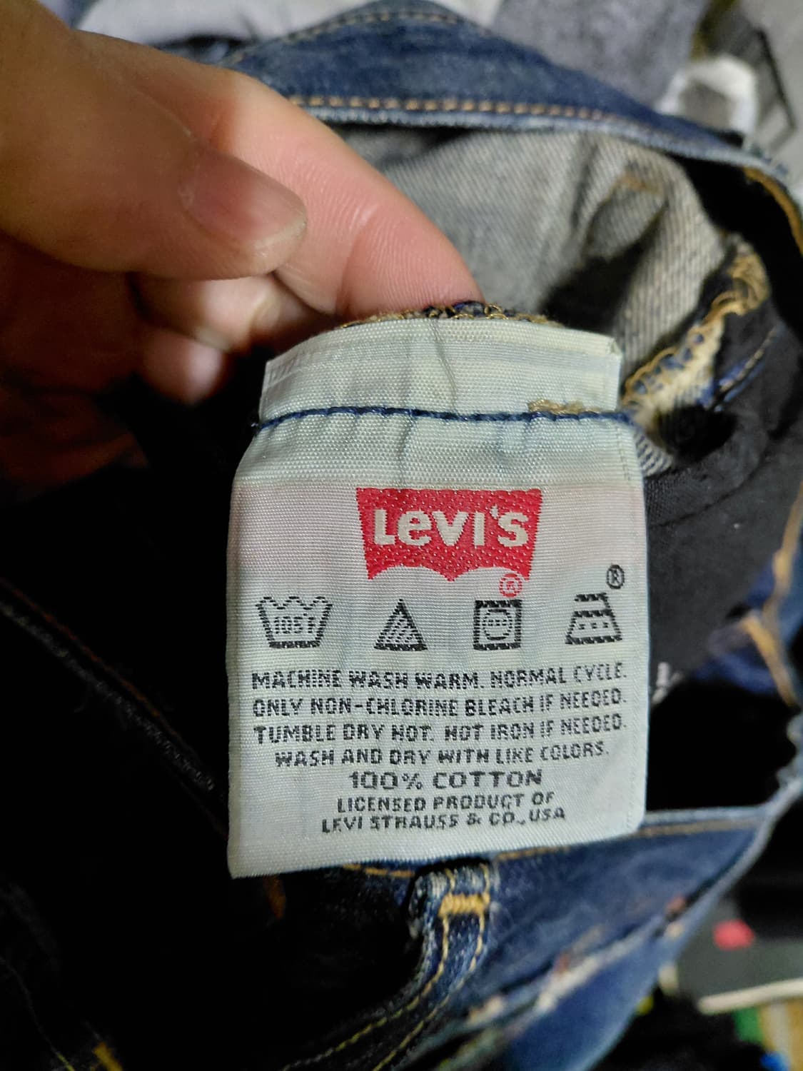[리바이스501XX]2005년 한정판 스트레이트핏 데님 청바지 30사이즈 상품이미지6