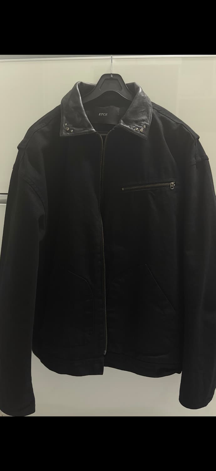 이티씨이 VINTAGE LEATHER COLLAR WORK JACKET 상품이미지2