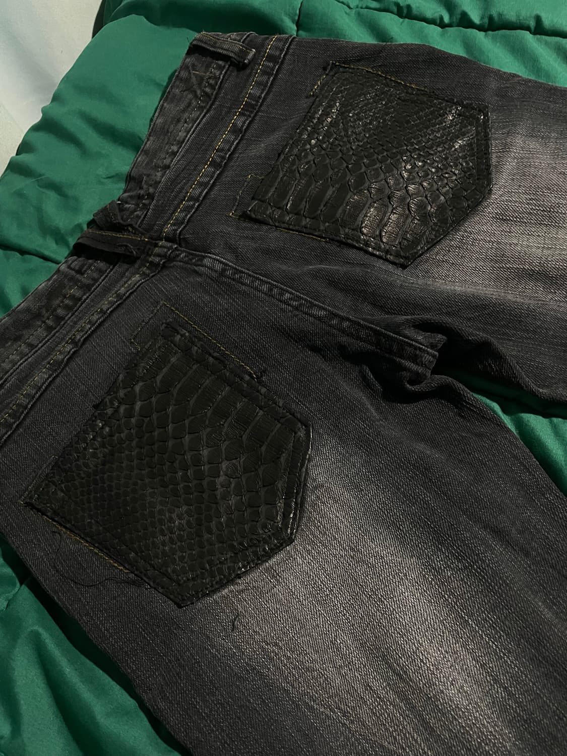 lace up flare jeans 상품이미지2