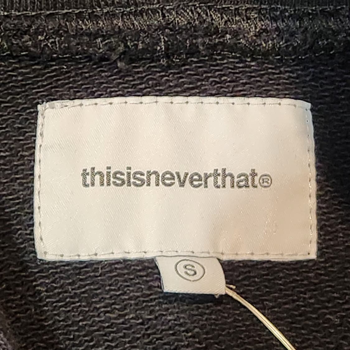 디스이즈네버댓 블랙 후드티 (S) 상품이미지2