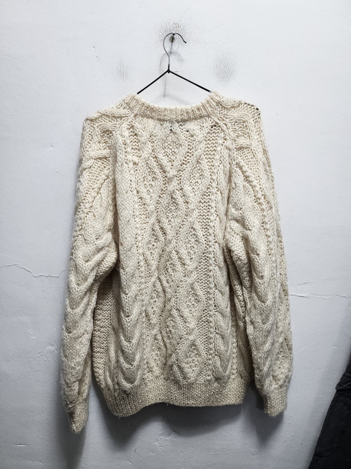 CRESENT MAX 헤비울 100% 꽈배기 니트 (일본판) 상품이미지2