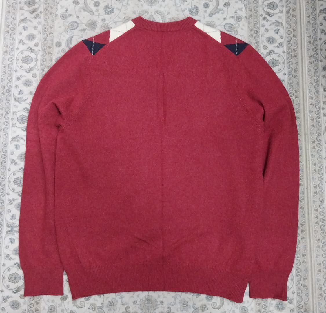 브룩스 브라더스 캐시미어 아가일 V넥 니트 95 상품이미지2