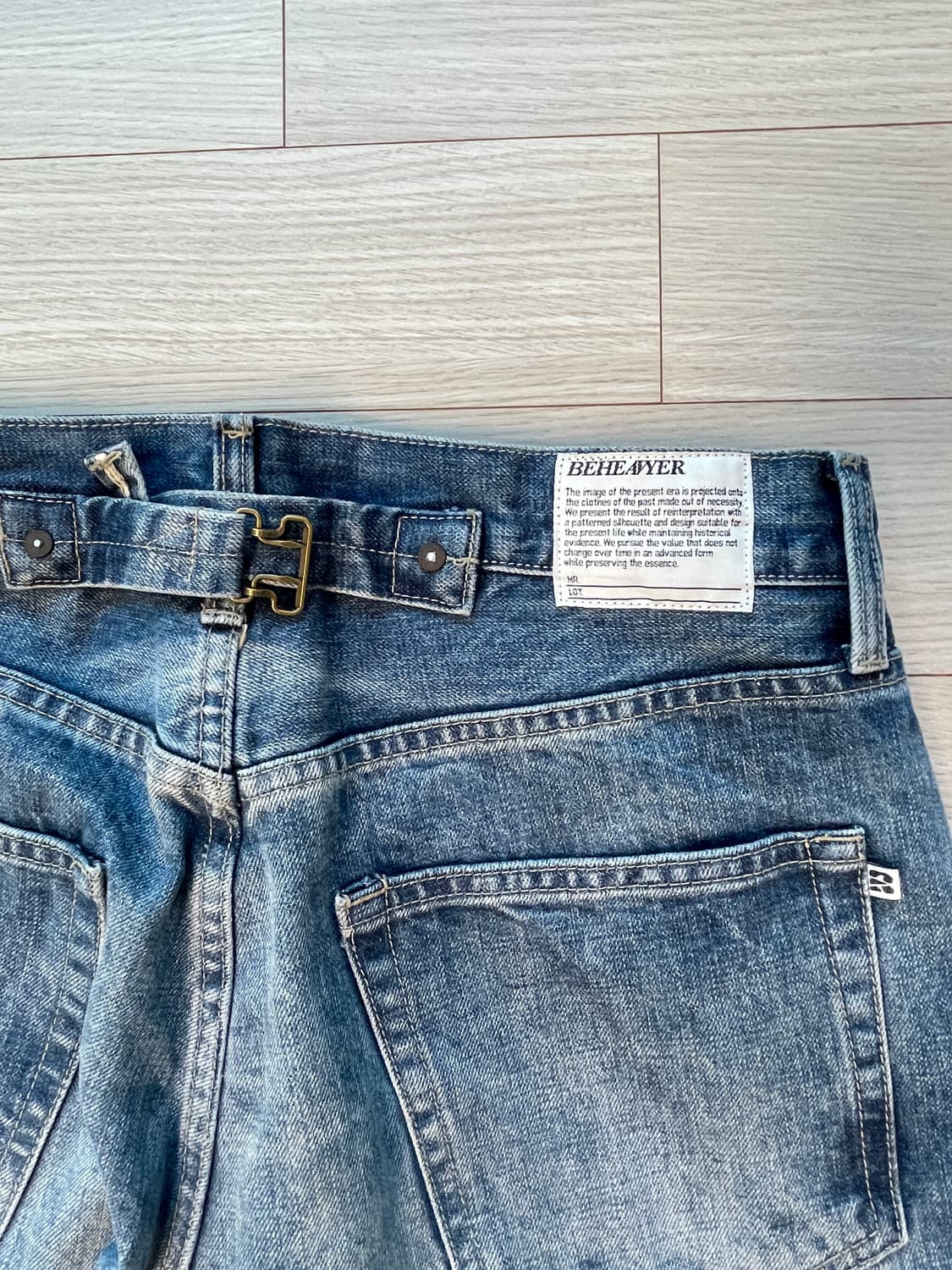 비헤비어  523L SELVEDGE DENIM PANTS 상품이미지4