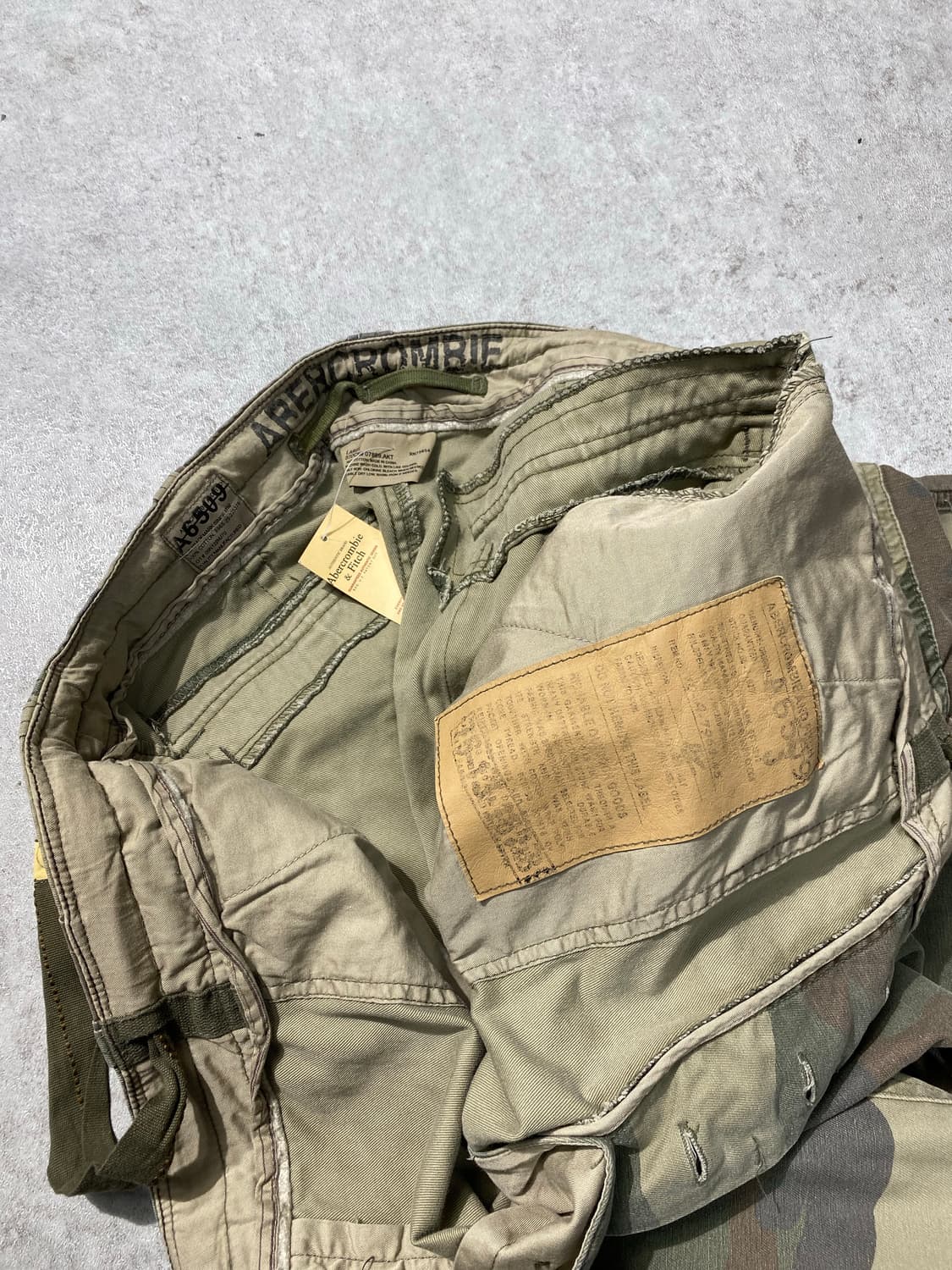 [L] Abercrombie 아베크롬비 카모플라쥬 카고 와이드팬츠 상품이미지8