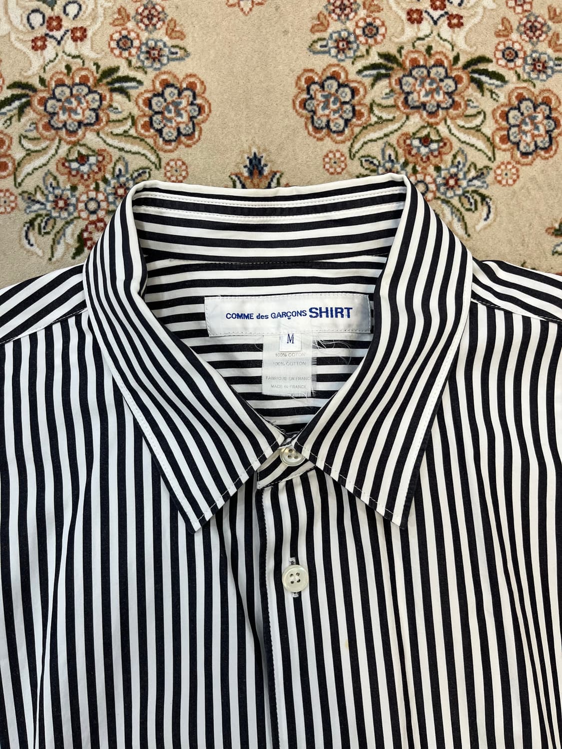 꼼데가르송 셔츠 스트라이프 버클스트랩 셔츠 상품이미지5