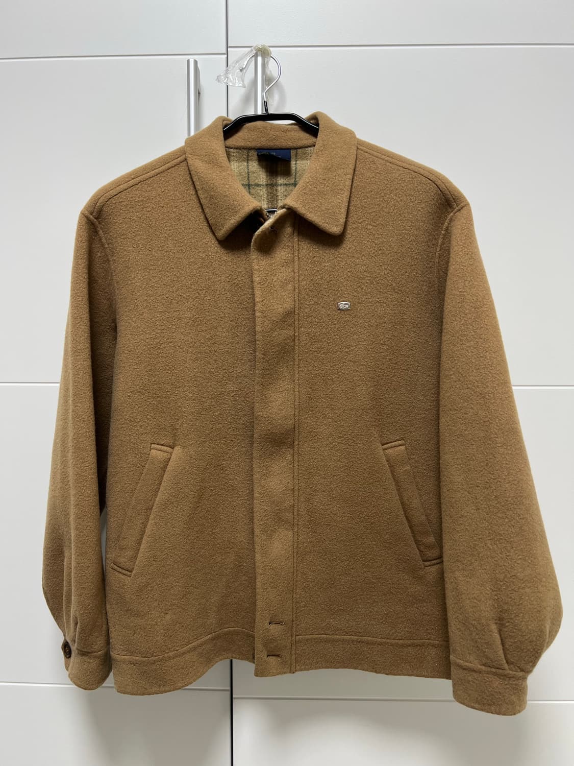 라코스테 울캐시미어 카라 블루종 자켓 상품이미지1