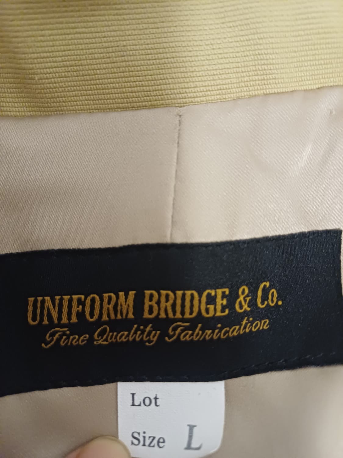 [L] 유니폼브릿지 체인지 버튼 워크 자켓 (Beige) 상품이미지4