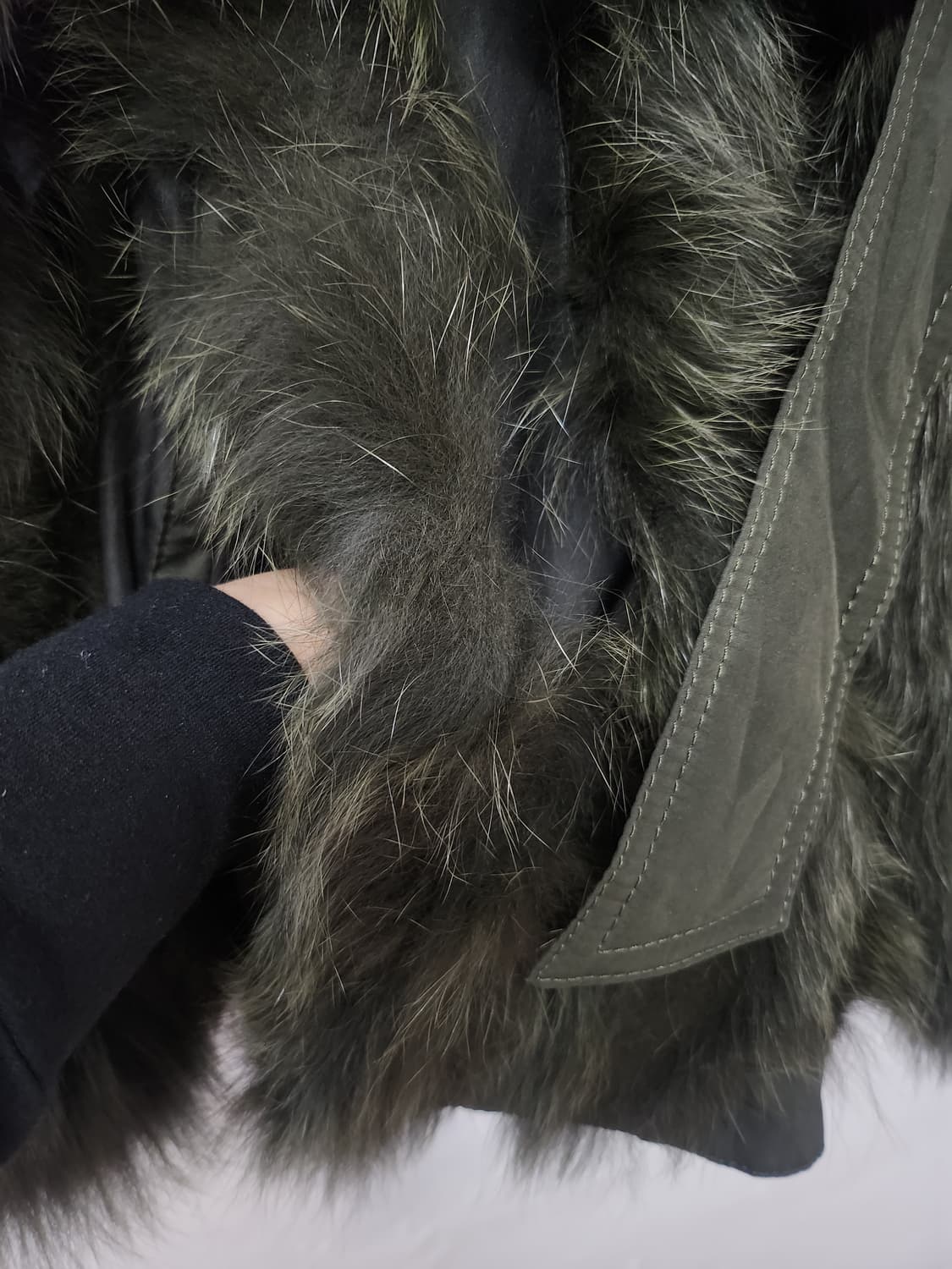 일본빈티지 사가폭스리버시블코트 상품이미지3