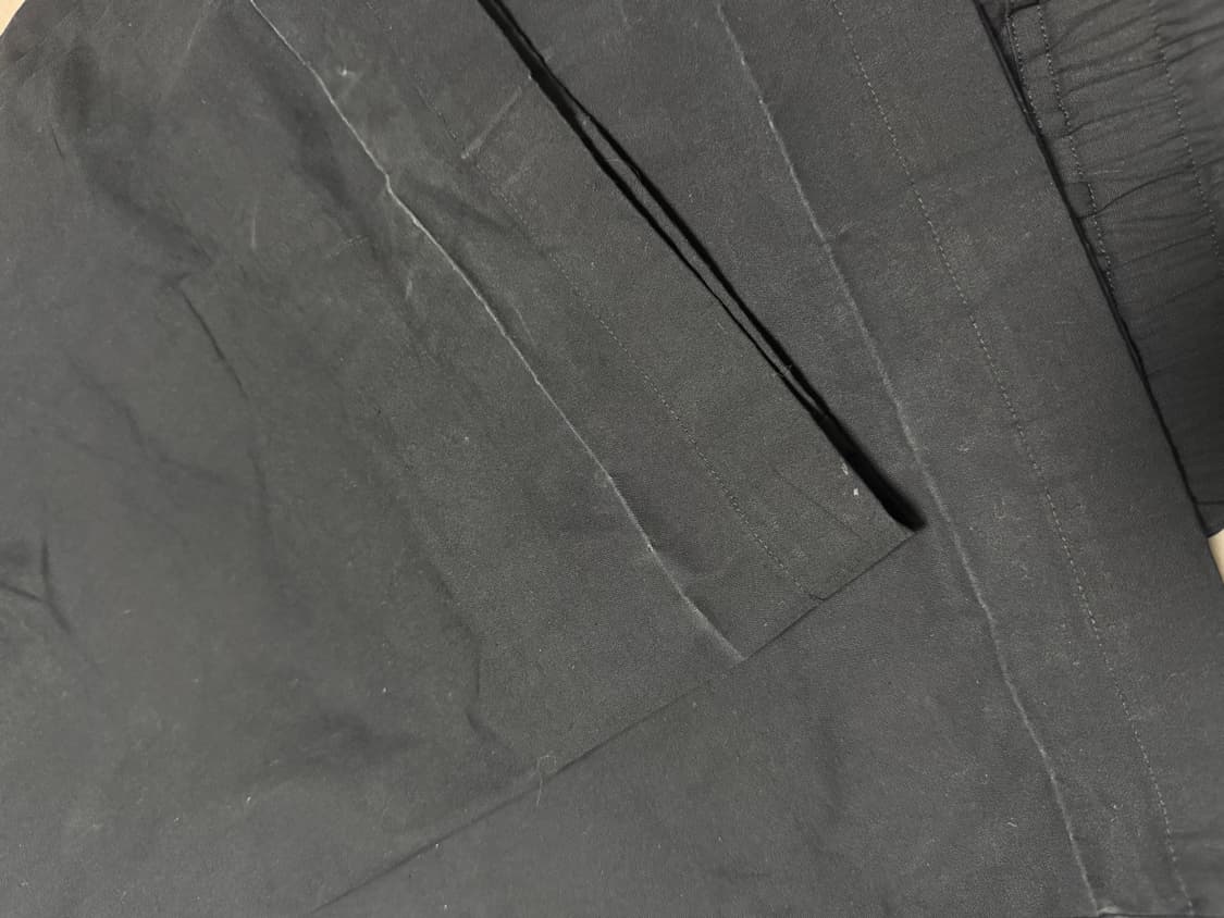 릭오웬스 벨라 드로스트링 와이드 코튼 팬츠 상품이미지9