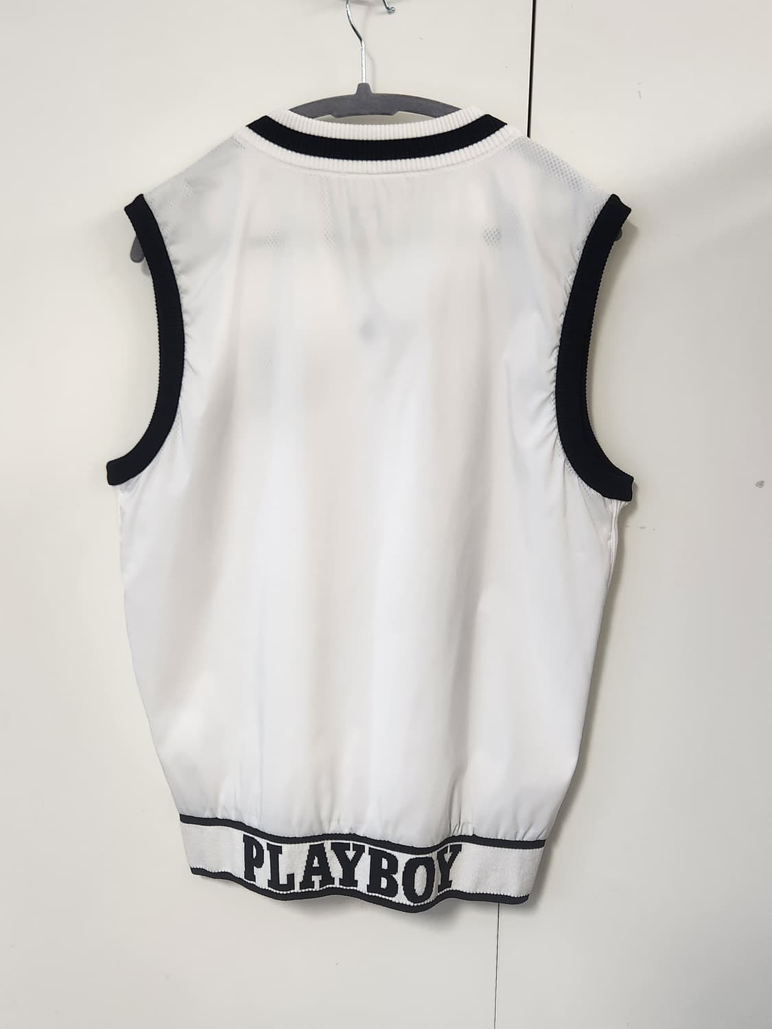 왁골프 우븐 배색 니트 베스트 1 (95추천해요) 상품이미지2