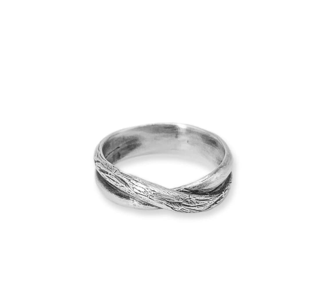 바호 스튜디오 texture line ring 15사이즈 팝니다 상품이미지1