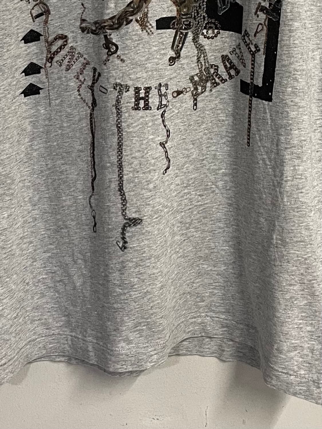 DIESEL chain printing t-shirt  상품이미지3
