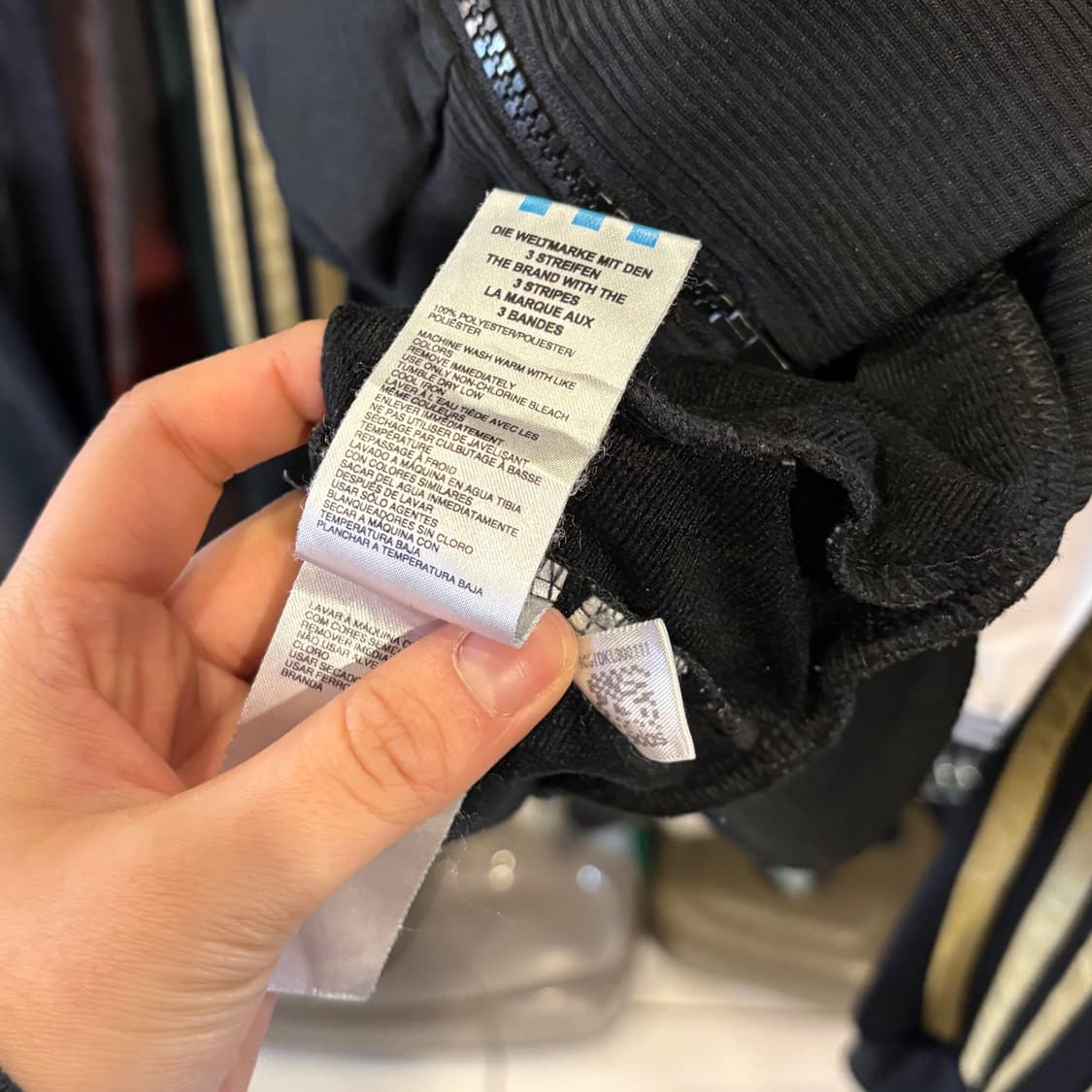 아디다스 파이어버드 금장 블랙골드 트랙탑 져지 상품이미지6