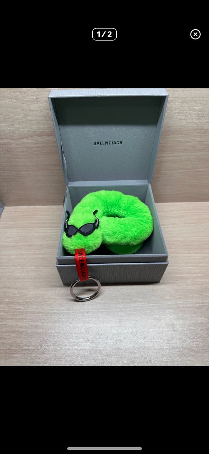 발렌시아가 뱀 스네이크 키링 상품이미지1