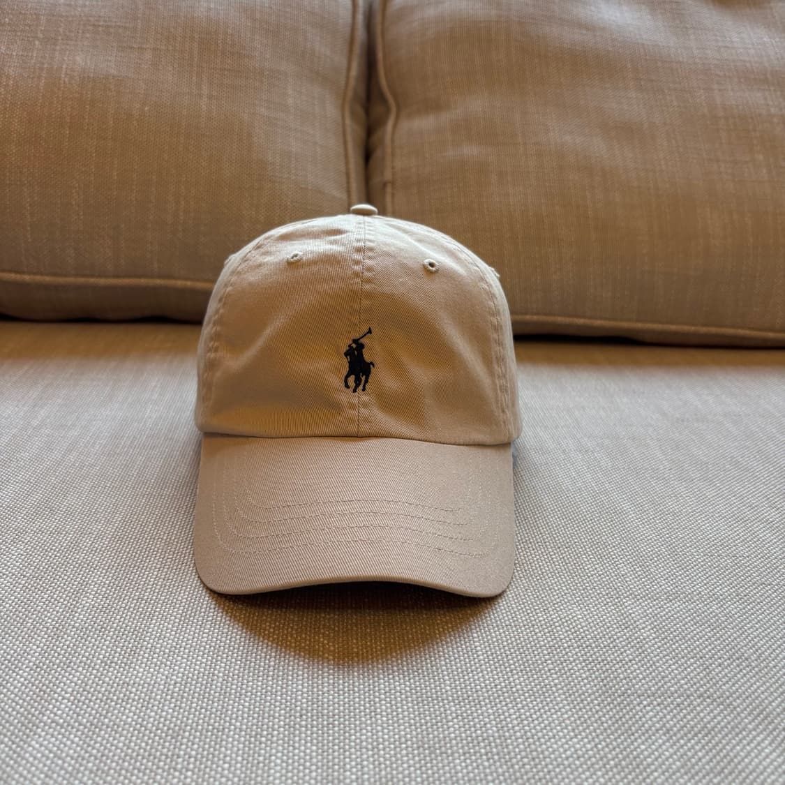폴로 랄프로렌 베이지 볼캡 남여공용 상품이미지2