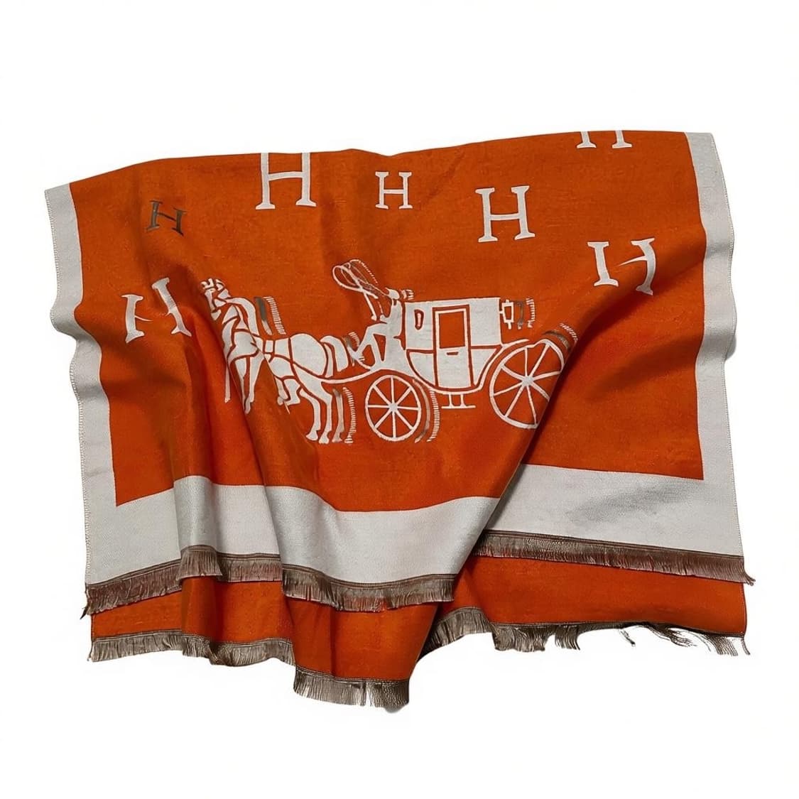 에르메스 오렌지 스카프 상품이미지1