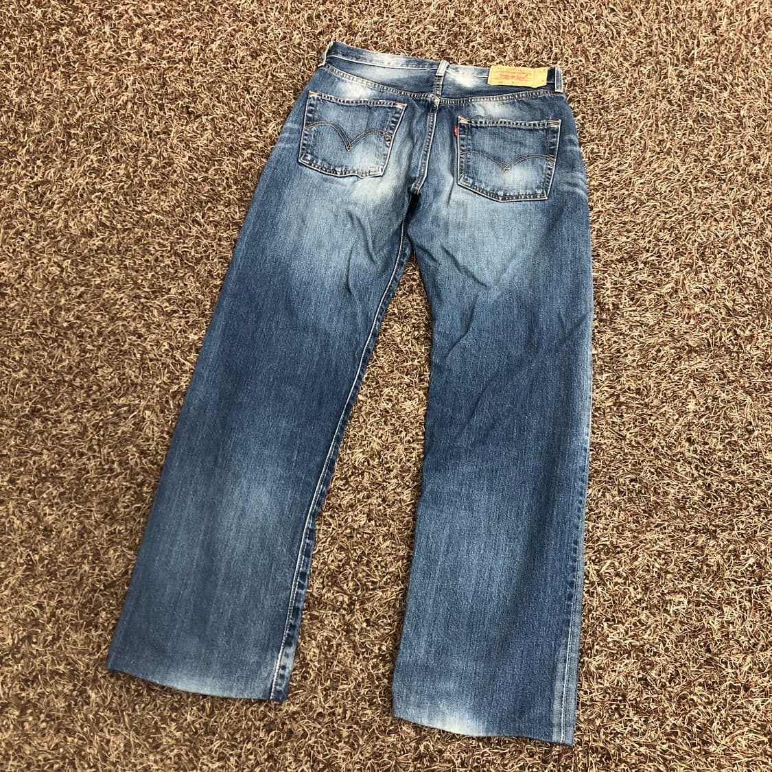 리바이스 501 워싱 데님 팬츠 상품이미지5