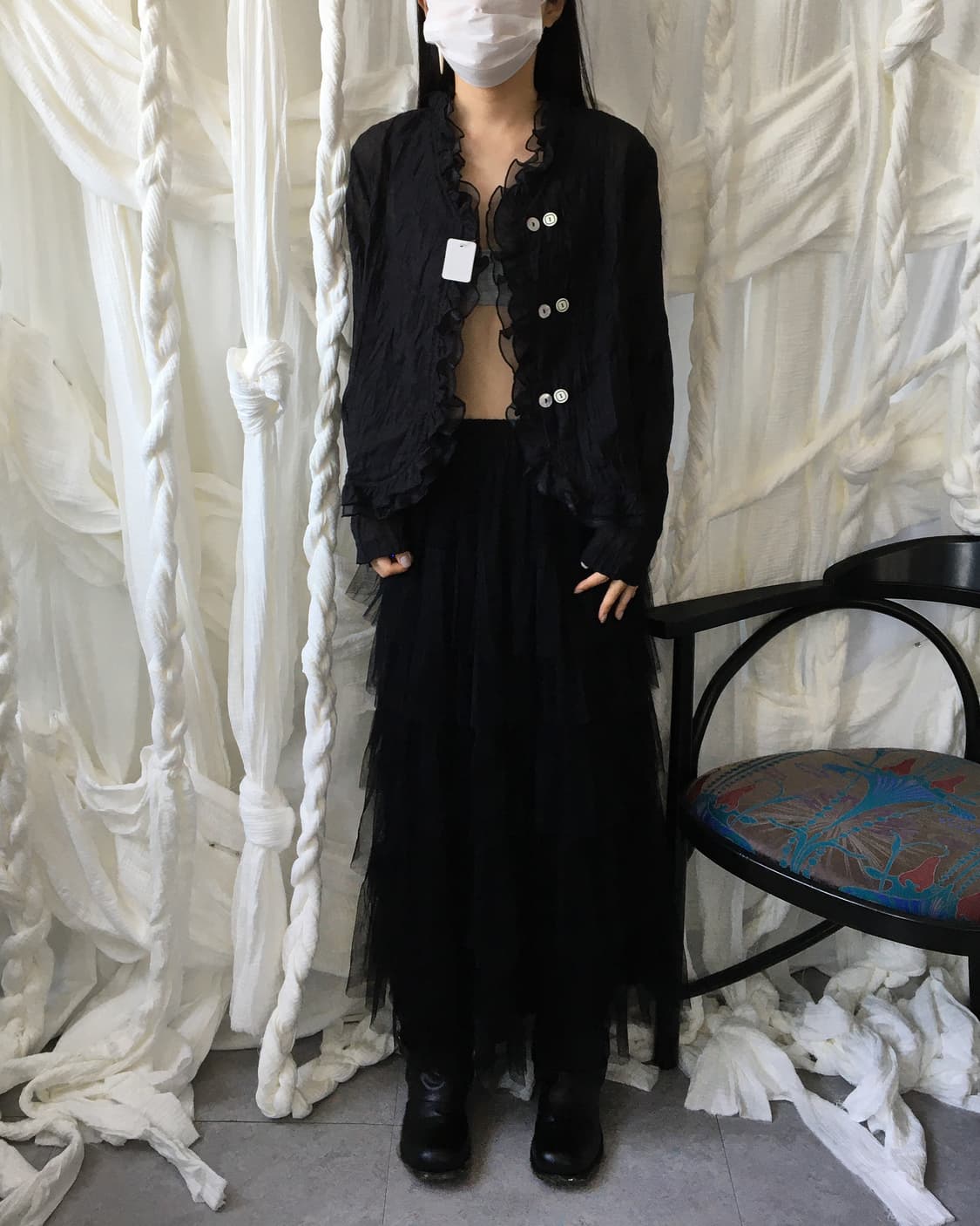 Sha layer long skirt 상품이미지4