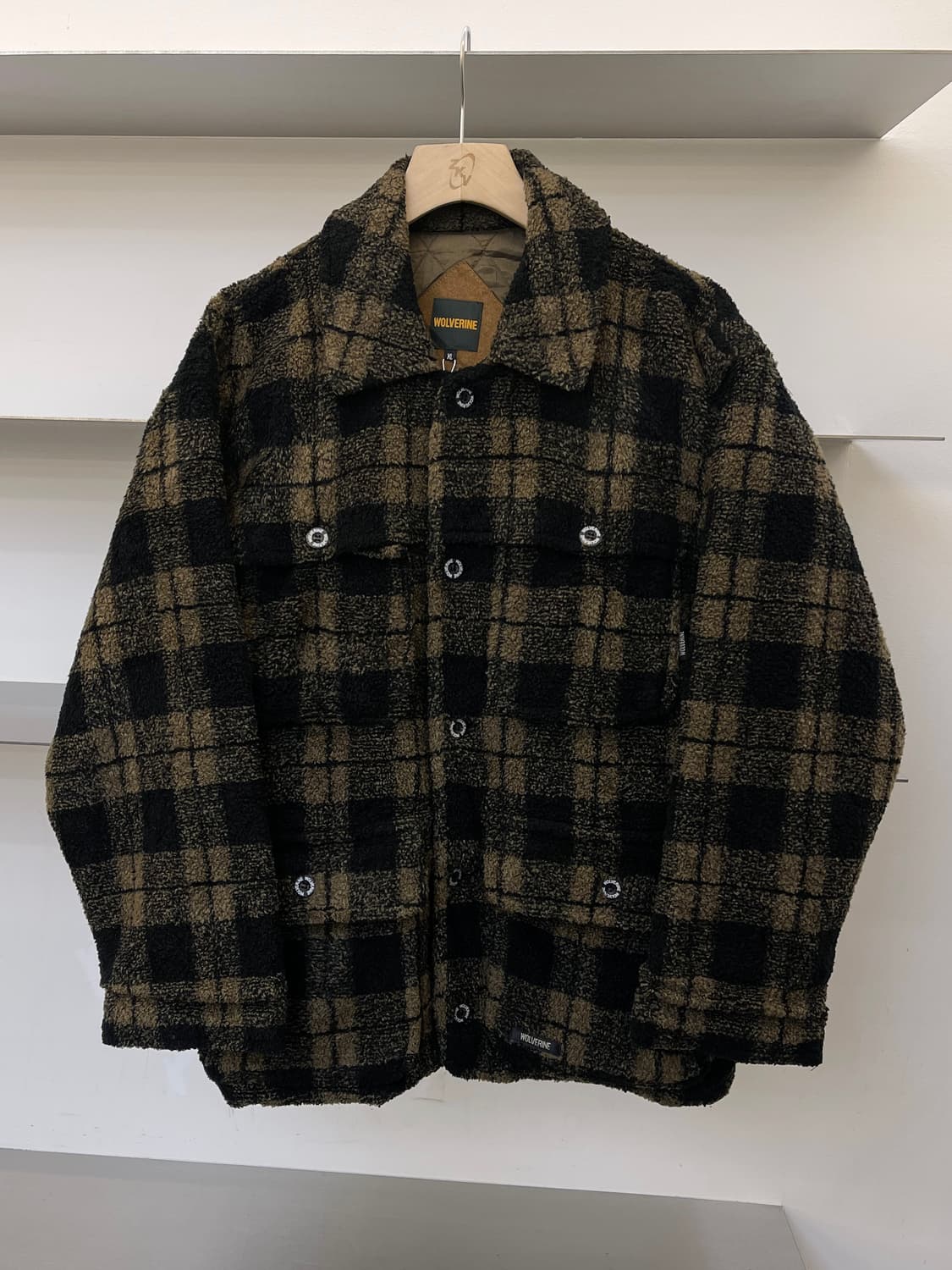 울버린 타탄 체크 자켓 상품이미지1