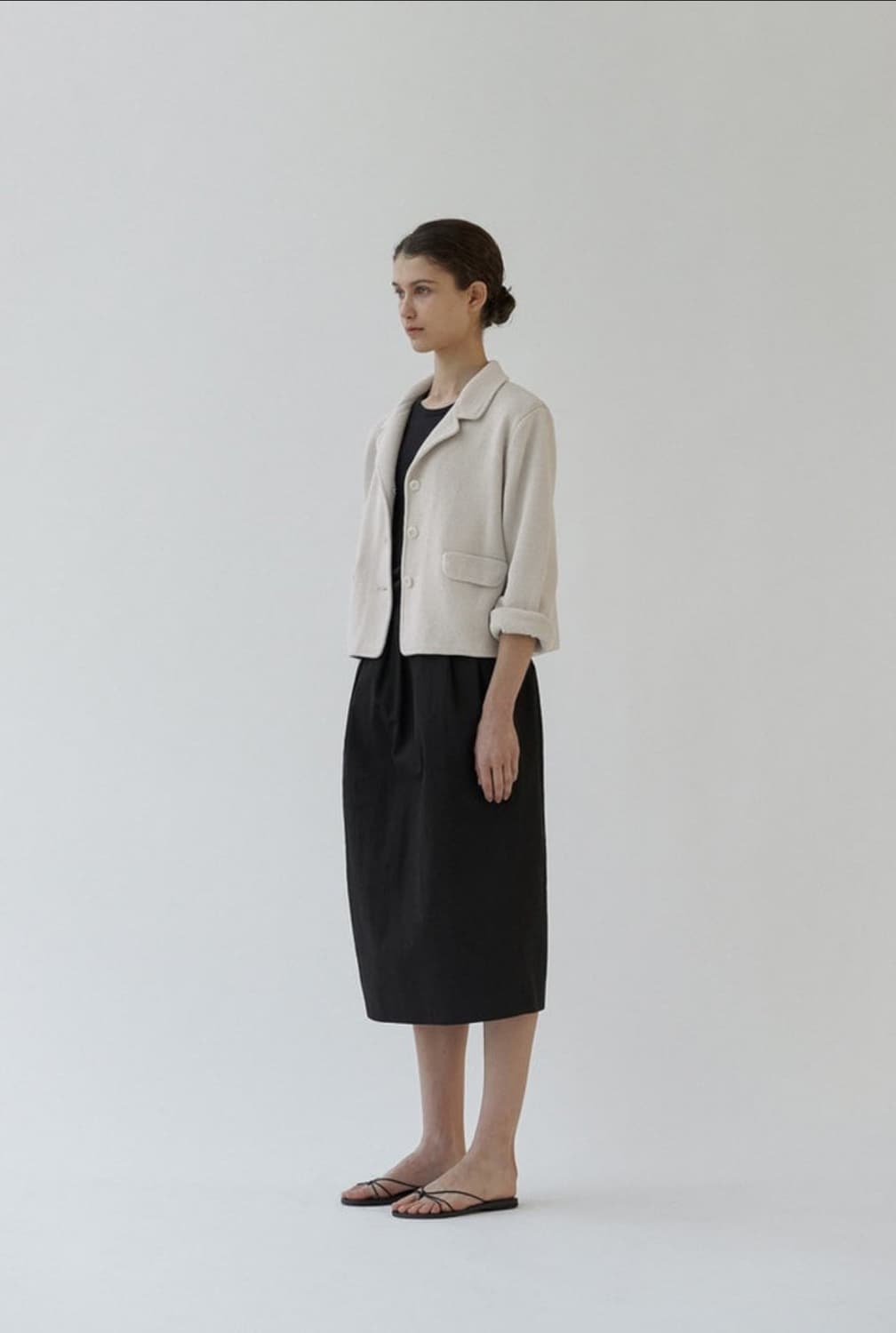 낫띵리튼 클래식 니트 자켓 상품이미지2