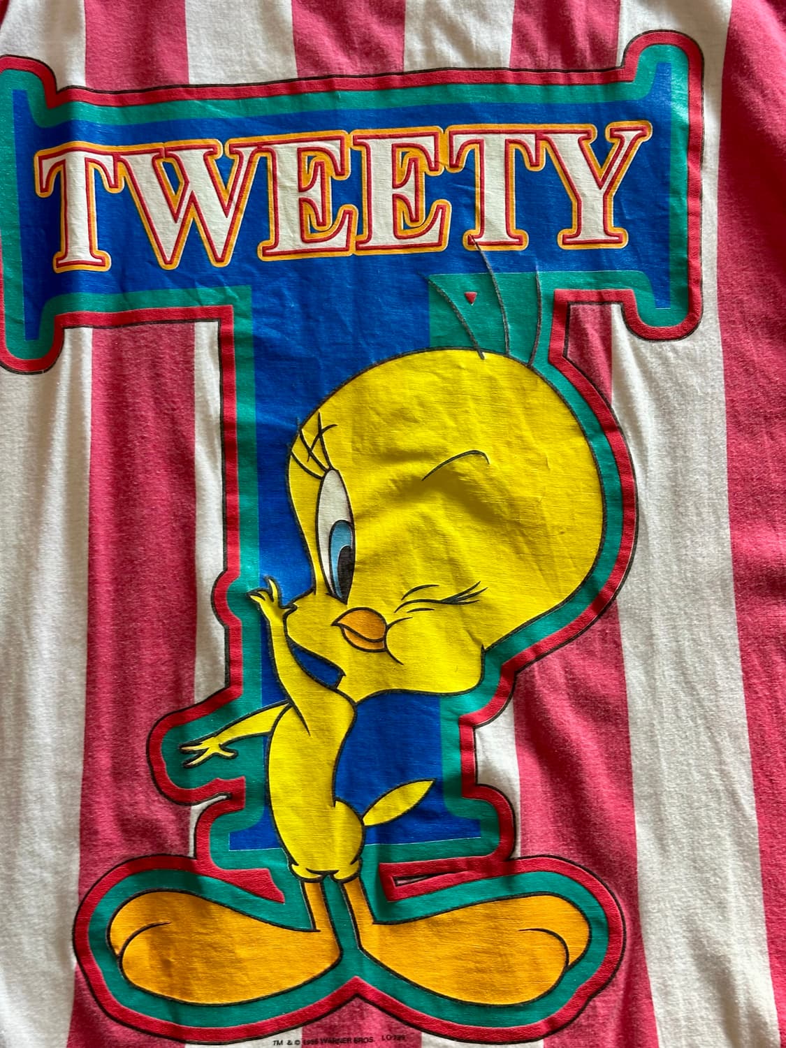 96s Tweety Pink Stripe “candy” - Onesize 상품이미지3