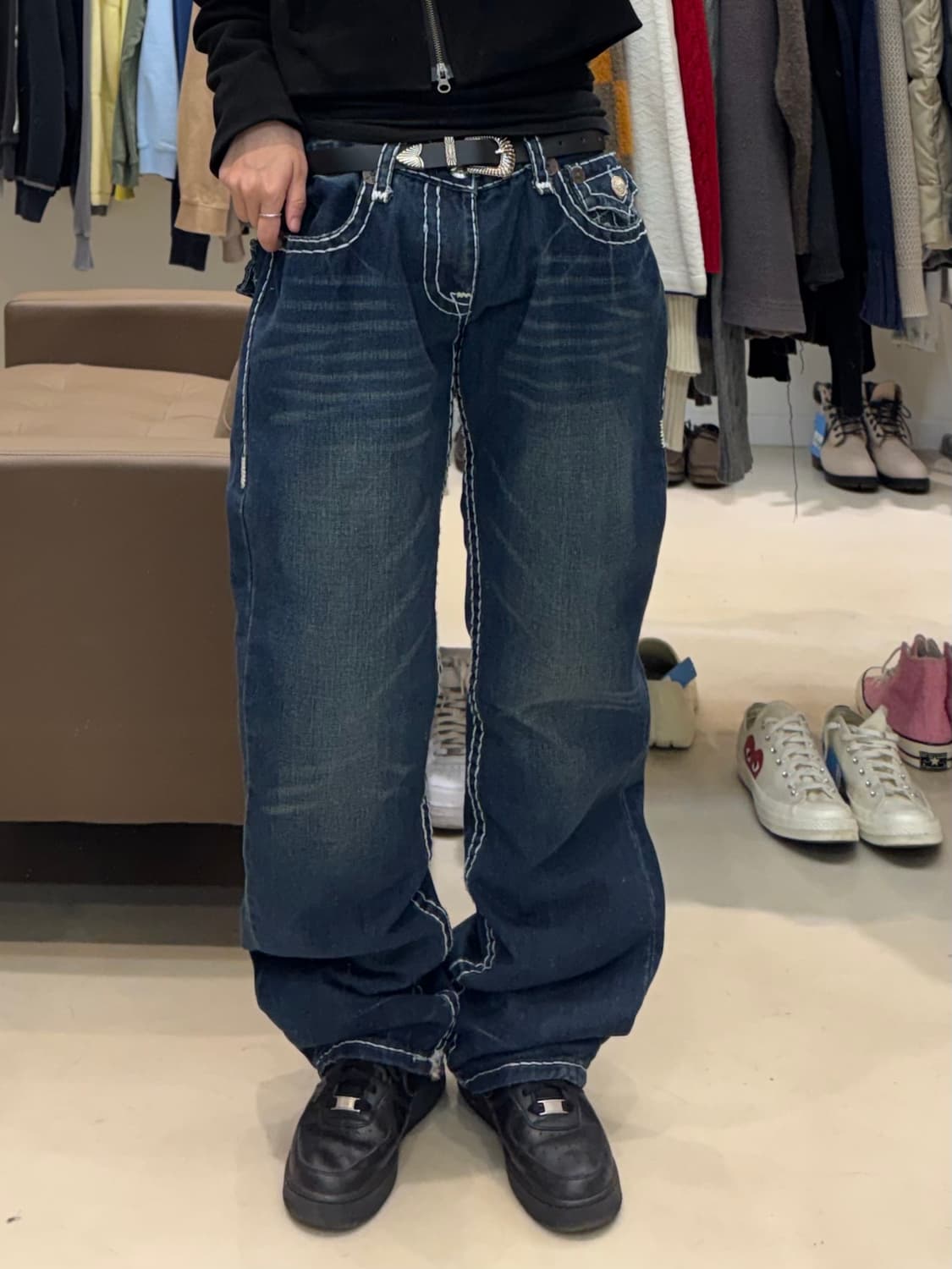 트루릴리전 빌리 super t 스티치 팬츠  상품이미지7