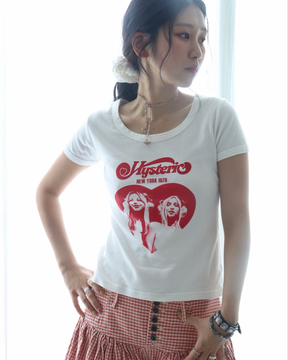 [Hysteric Glamour] Heart Chibi T-Shirt 상품이미지4