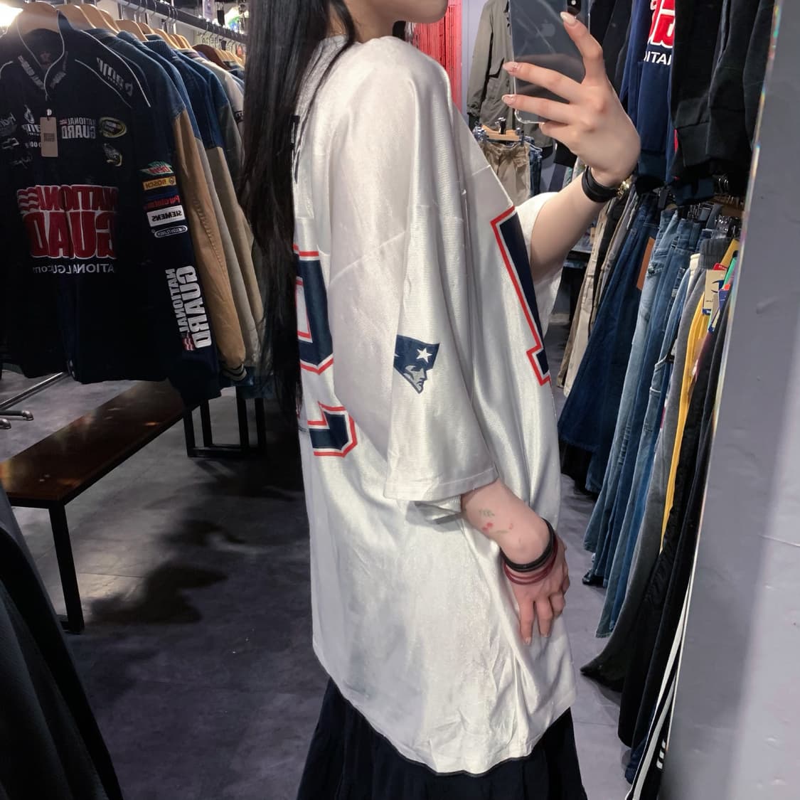 [IM] NFL 잉글랜드 패트리어츠 BRUSCHI no.54 화이트 져지 상품이미지4