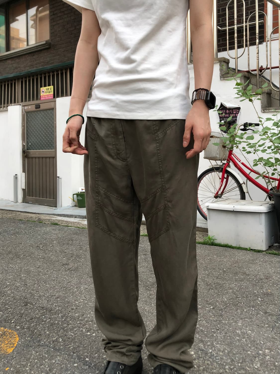 Alexander Wang Tapered Rayon Pants 상품이미지1