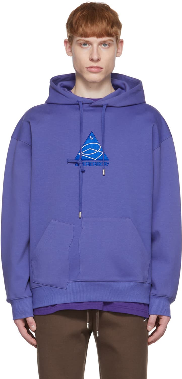 ADER error Purple Geomid Hoodie 상품이미지4